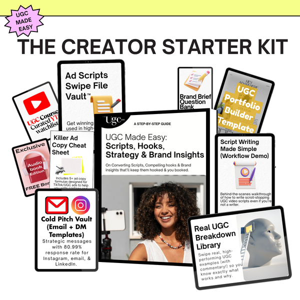 The All-in-One UGC Creator Starter Kit + Free Audiobook