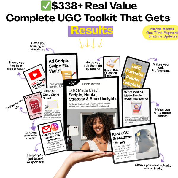 The All-in-One UGC Creator Starter Kit + Free Audiobook